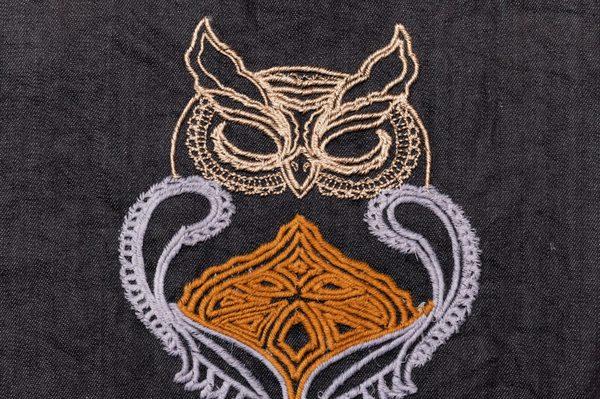 3D water/wash embroidery