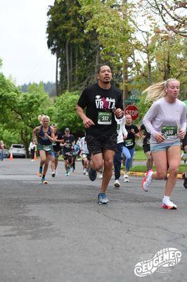 Free 5k race photo on their website.