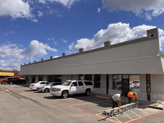 Arch Remodiling and construction just finished doing the outside facelift of my property with Stucco. They did an awesome job.