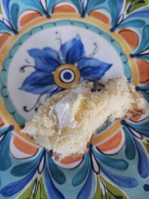 How do you even call that creme FILLED? And on friggin National Donut Day. Pathetic!