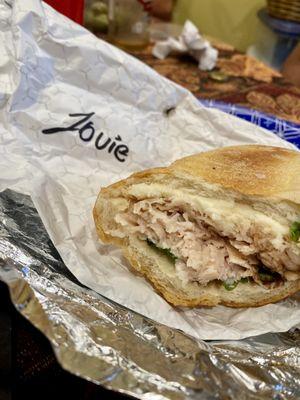 LOUIE - it's not roasted chicken which can be confusing, more like deli Turkey but enjoyed!