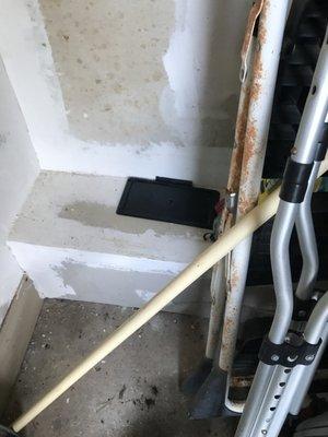 More rat control in utility room...