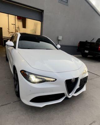 Ceramic tint 
50% windshield