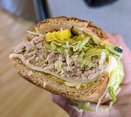 Tuna on wheat