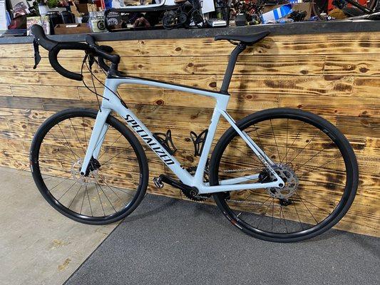 The new bike. Thanks, Eugene!