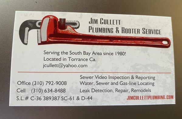 Jim Cullett's Plumbing & Rooter