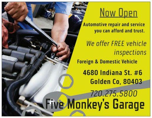 Five Monkeys Garage