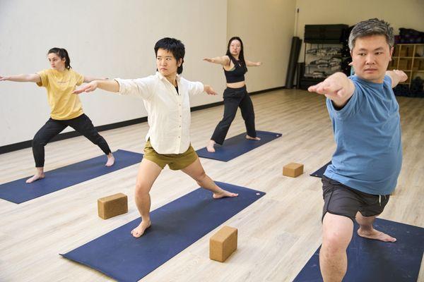 Bouldering Project's Yoga Offerings include flow, power flow, restore, yin, and specialty workshops.