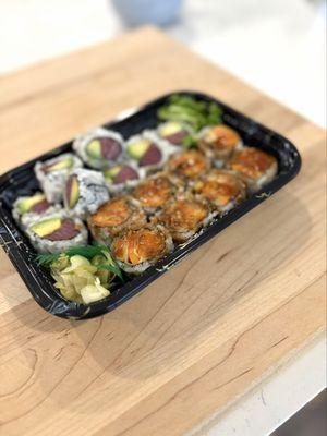 Tuna+Avo/Sweet Potato Bites @ Home