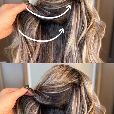 From Flat to Full: Hand-Tied Weft Transformation by Gild and Mane.
This client added 2 rows of custom-colored hand-tied exten...