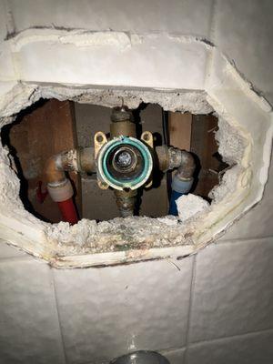 Old Shower Valve Failing due to corrosion