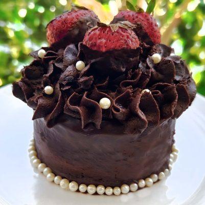 Sistah Girl Mini Chocolate Cake