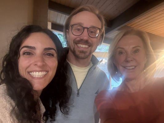 First picture in our new home with Shirley!