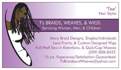 T's Braids Weaves & Wigs