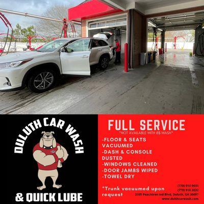 Exterior & Interior Cleaning Available!