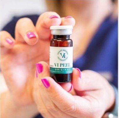 The VI Peel targets dark spots, melasma, acne, acne scars, texture, and fine lines with minimal downtime and real, visible results.