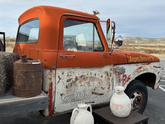 Ruby Road antique truck.