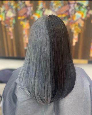 Silver gray