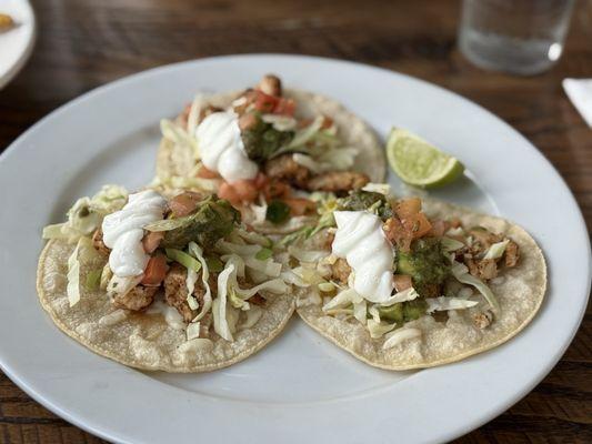 Cajun fish taco