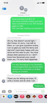 To those who sent negative reviews on this cleanout.