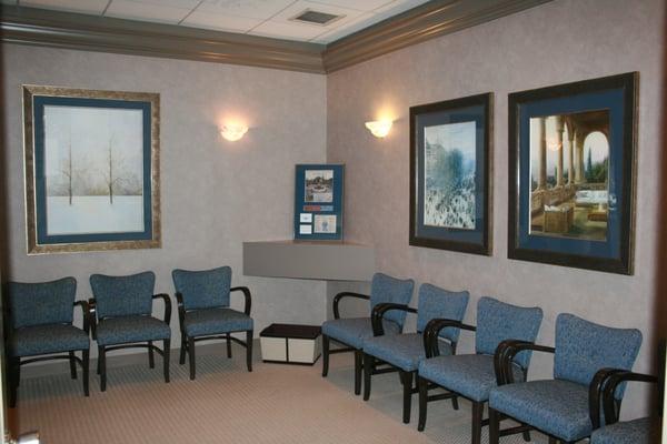 Comfortable and inviting modern office