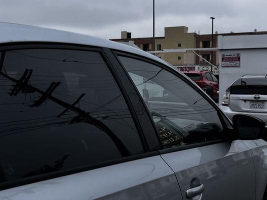 Finished work. Whole interior of the door, glass was properly vacuumed out and replaced.