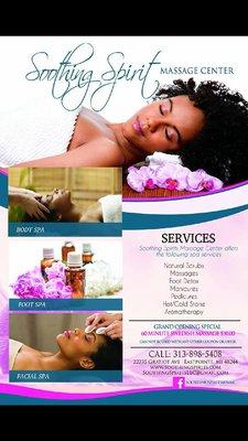 Grand Opening New Location Flyer (Massage Special)