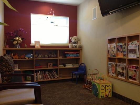 Lobby with kid friendly waiting area
