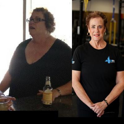 Mary began her weight loss journey at age 57 at 380lbs. In 1 year she dropped 100lbs. She has currently lost over 200lbs at age 62!!!