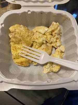 scrambled egg with cheese