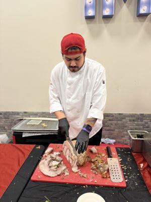 Pork Belly carving station