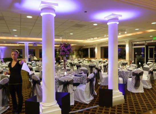 Uplighting at Admiral Kidd Club