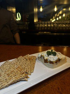 Mint Harissa & Hummus Tuna tartar