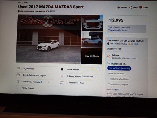 The Internet Car Lot