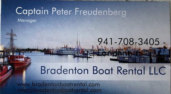 Peter's Business Card.