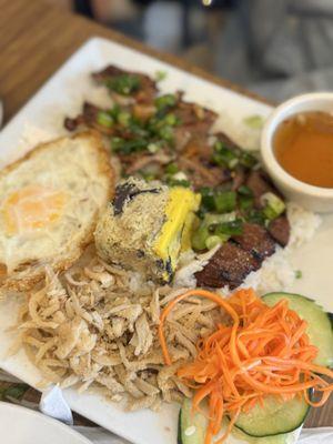 Combination Broken Rice (Com Tam Dac Biet)