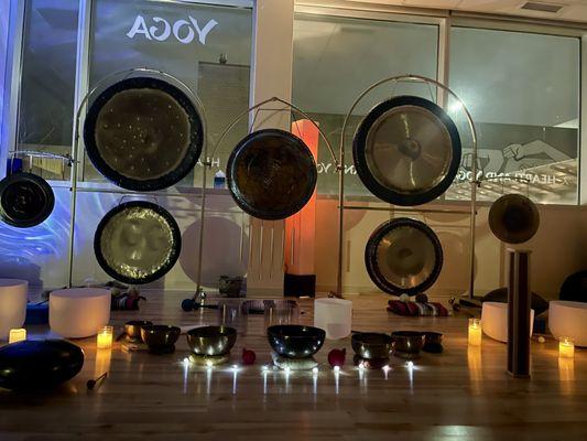 Soundbath setup
