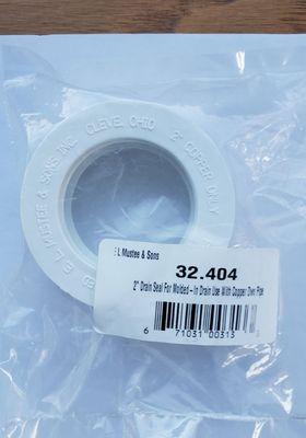 Drain seal for shower pan