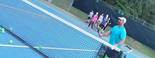 Coach Goran at Patriots Park with his Middle School Development Clinic