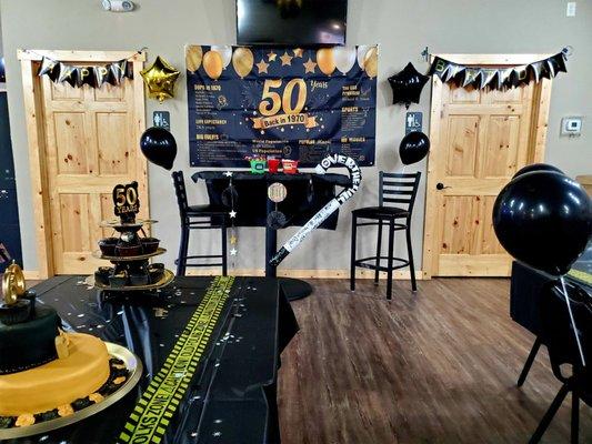 Decorations not supplied