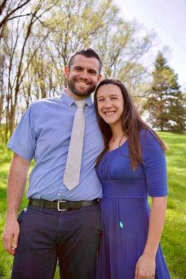 Dr. Brandon and his wife Mary, pre-graduation