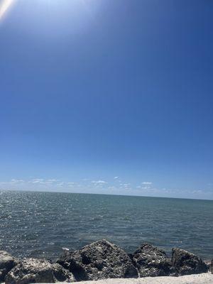 Dock area to the right