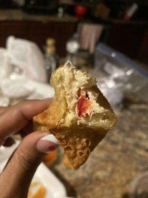REAL CRAB MEAT rangoons !!!