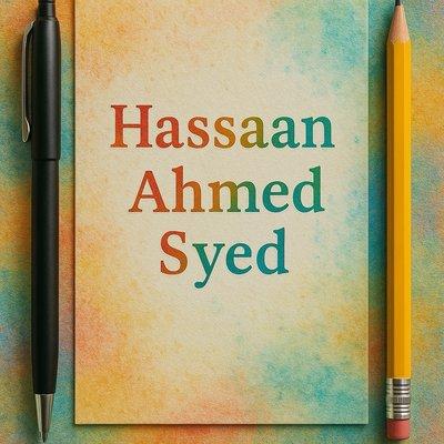 photo of Hassaan Admad S.