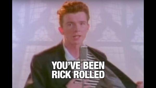 photo of Rickroll ..