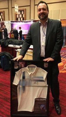 Managing Partner won an autographed Bubba Watson at the recent NJ Mortgage Convention.