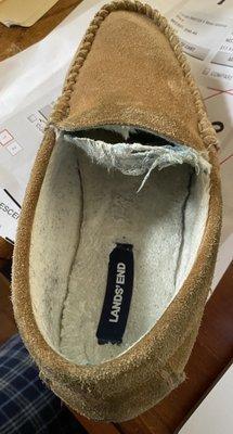My defective moccasin