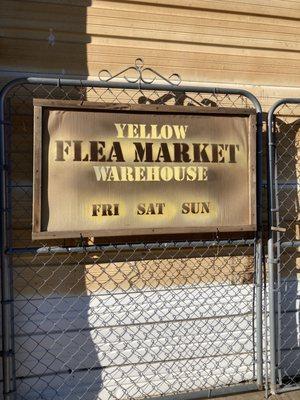 Yellow Flea Market Warehouse