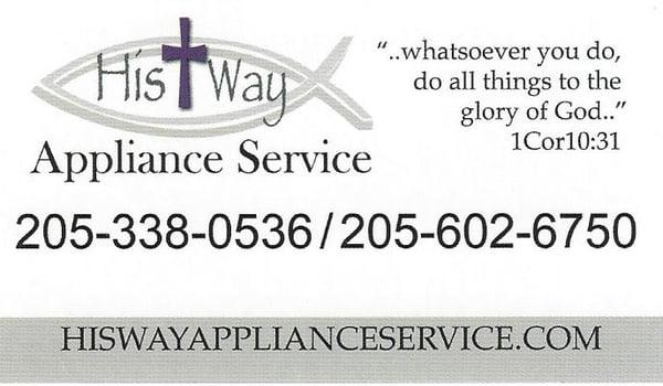 His Way Appliance Service