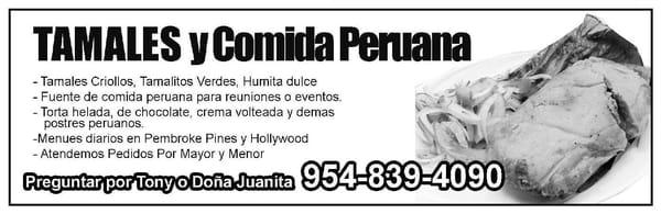 Tamales y Comida Peruana